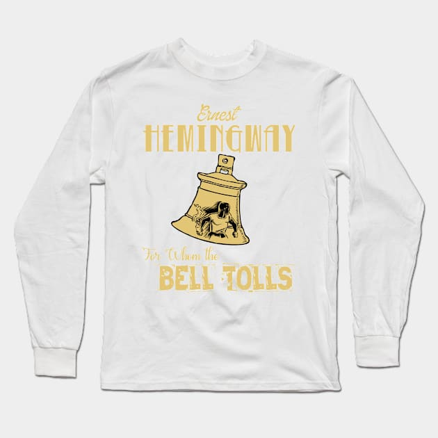 For Whom the Bell Tolls cover concept Long Sleeve T-Shirt by woodsman